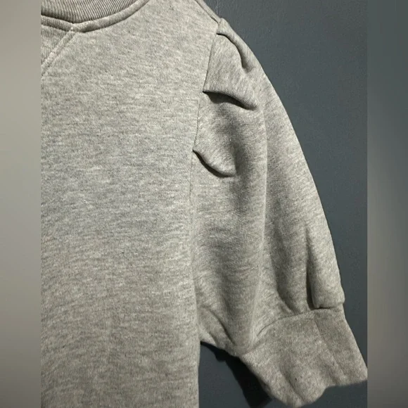 FRAME Gray Puff Sleeve Top - Picture 4 of 5